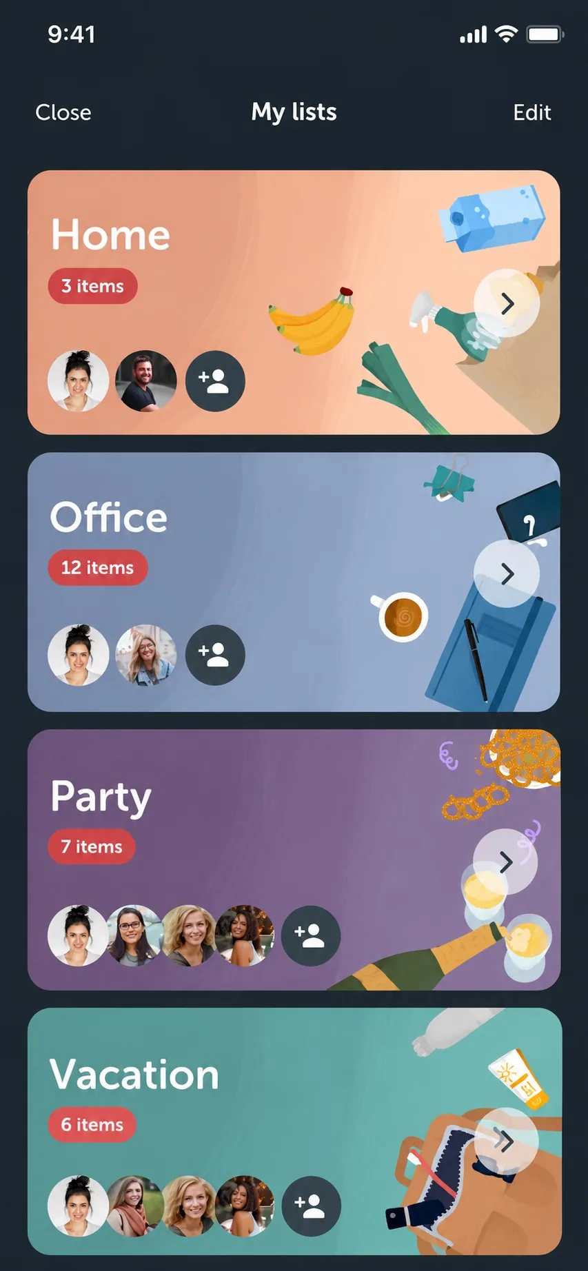 Bring! — product interface