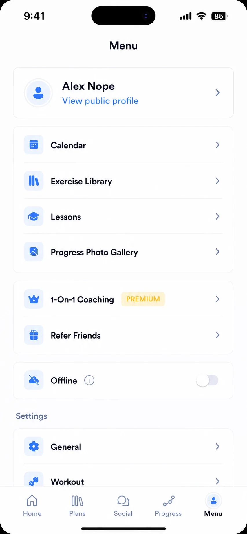 Caliber — product interface
