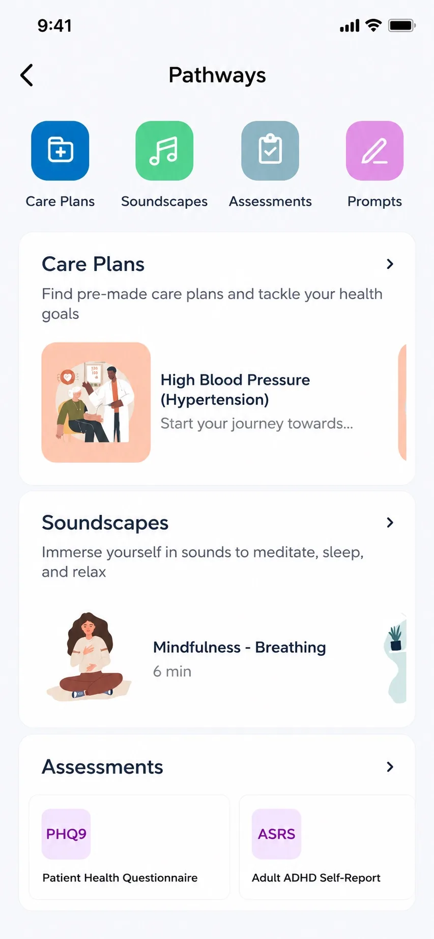 CareClinic — product interface