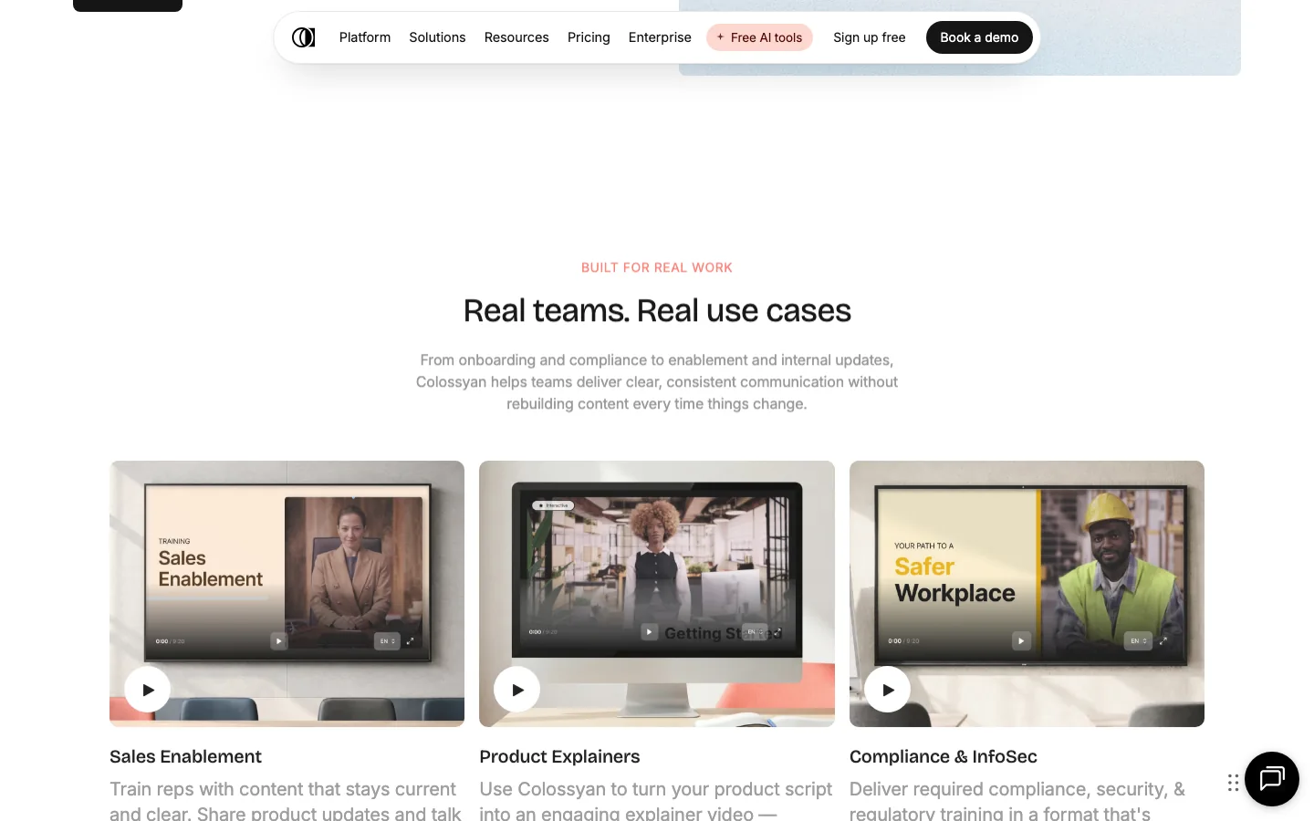 Colossyan — product screenshot