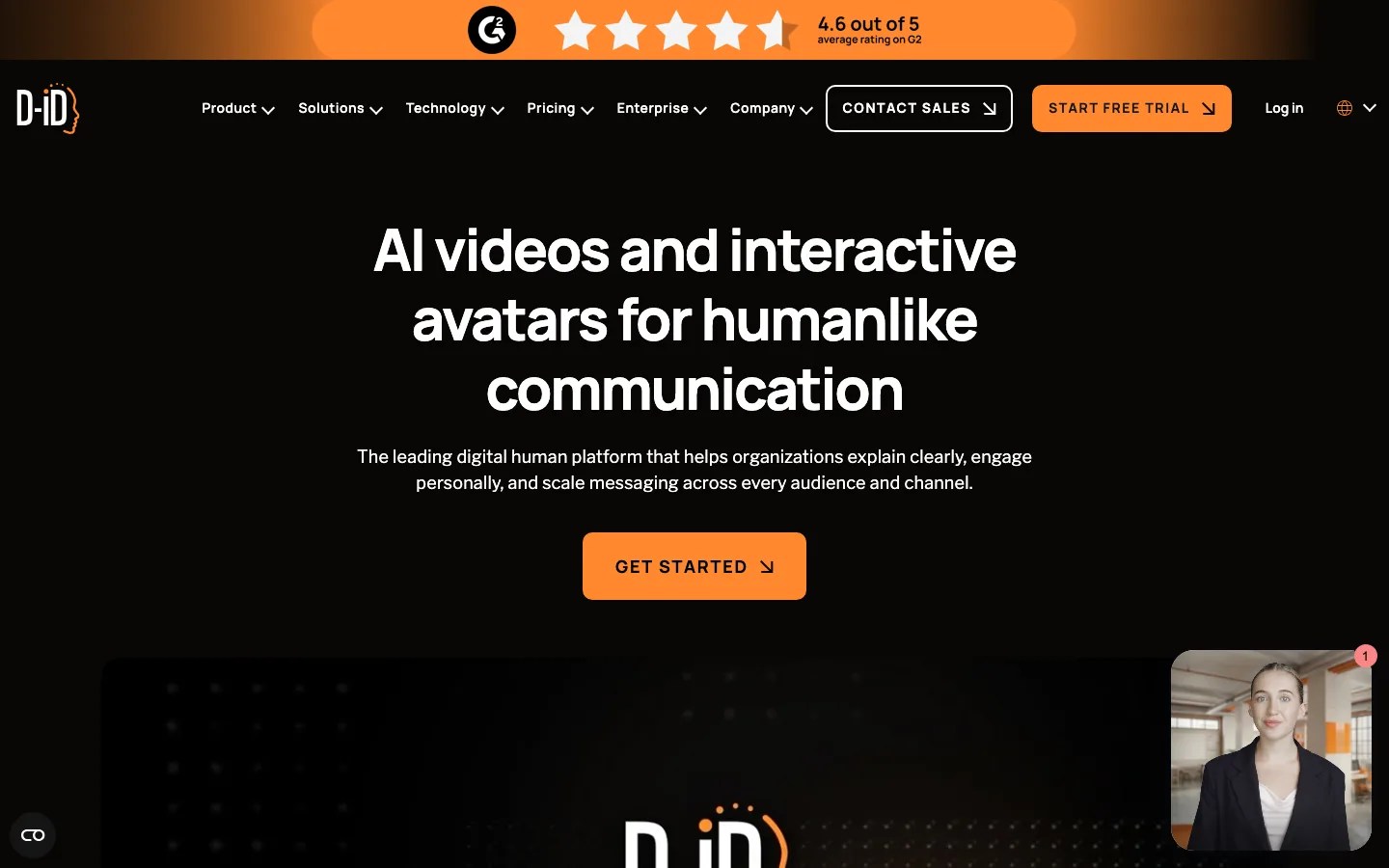 D-ID — product screenshot