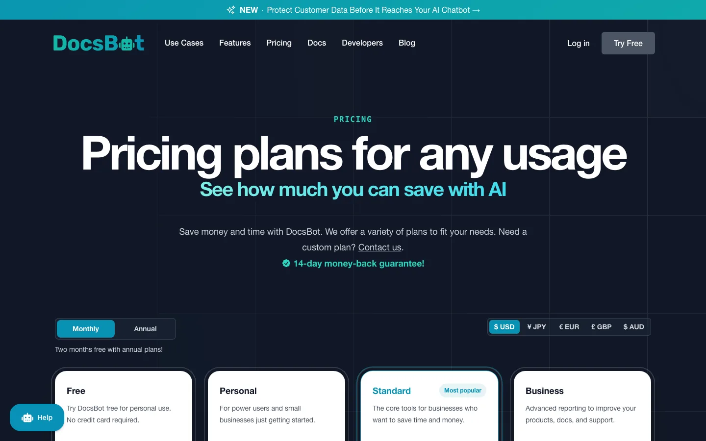 DocsBot AI — product screenshot