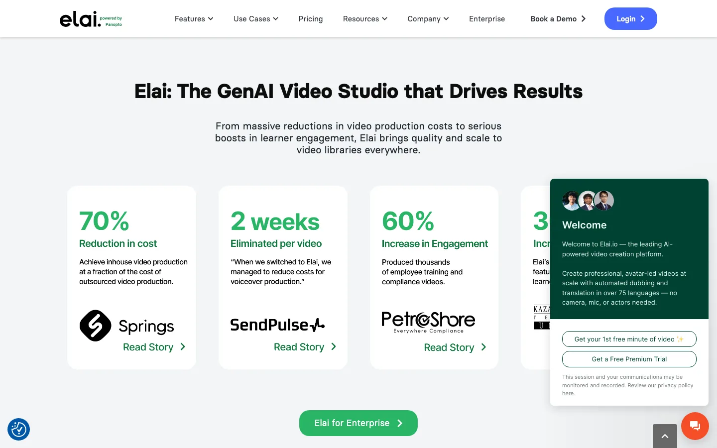 Elai.io — product screenshot