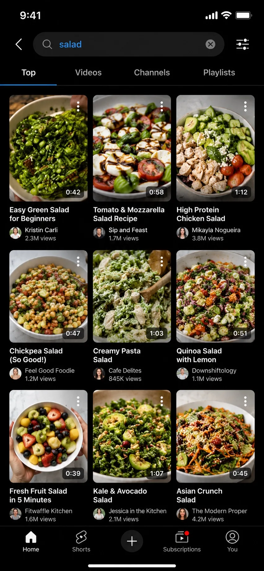 Faves — product interface