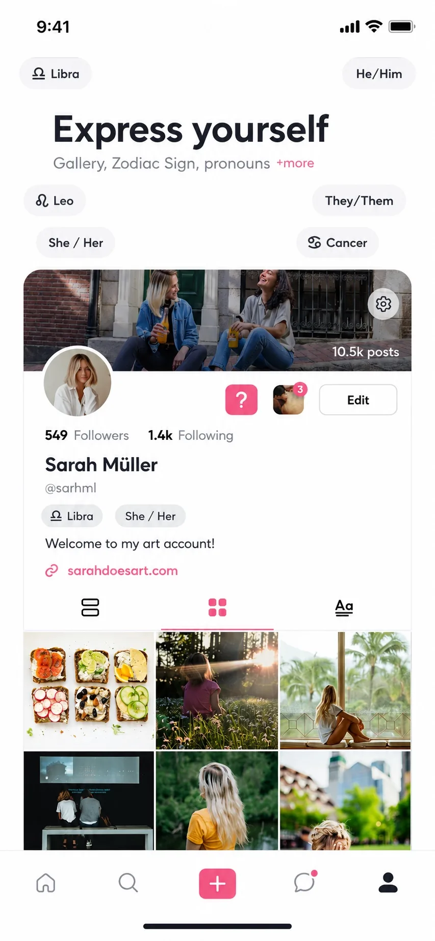 Hive — product interface