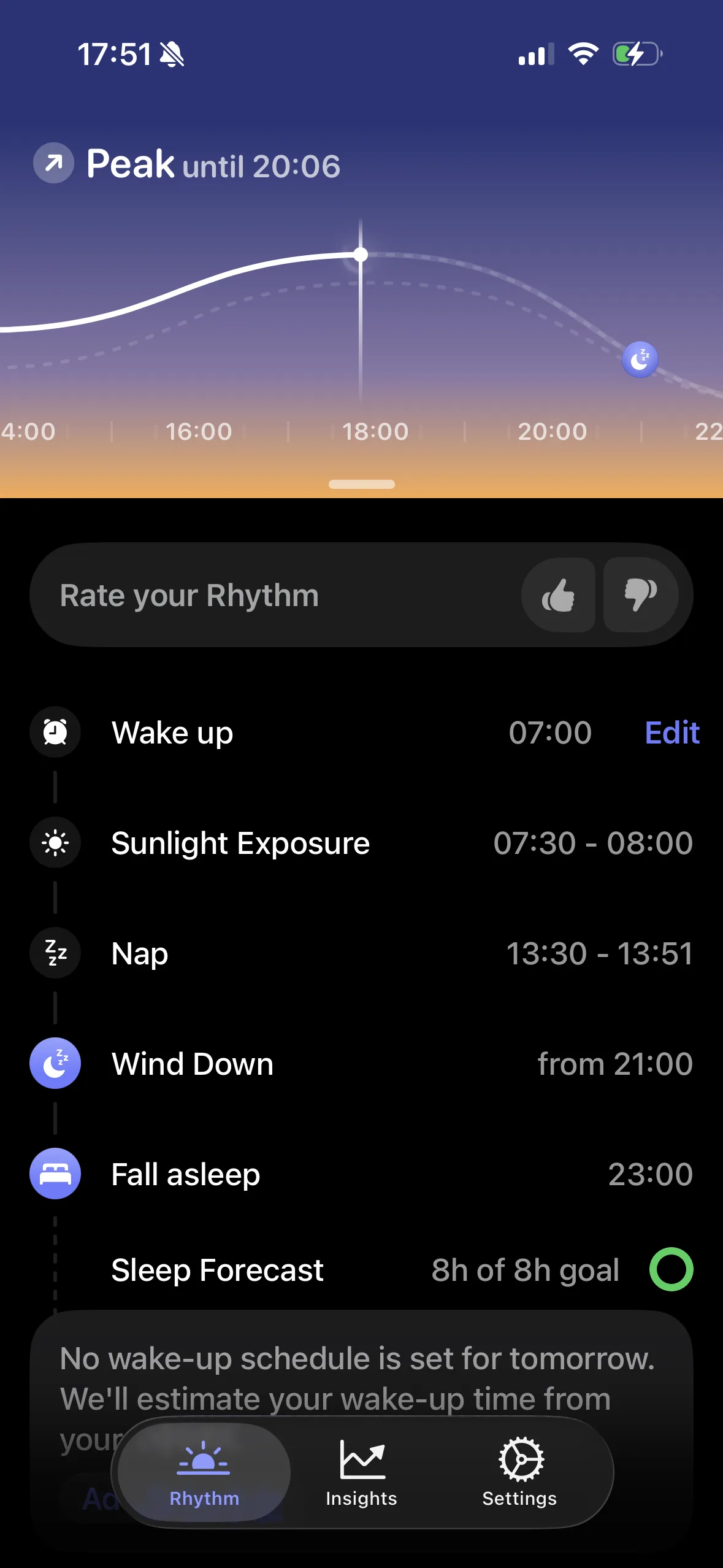 Peaks — product interface