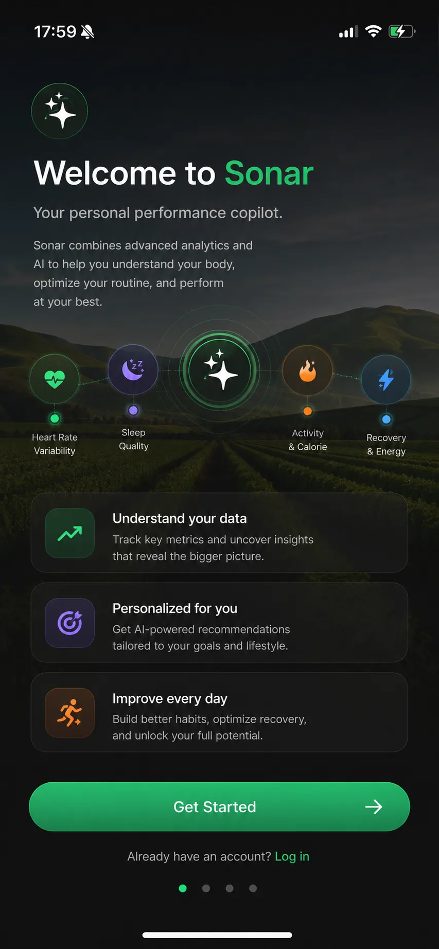 Sonar — product interface