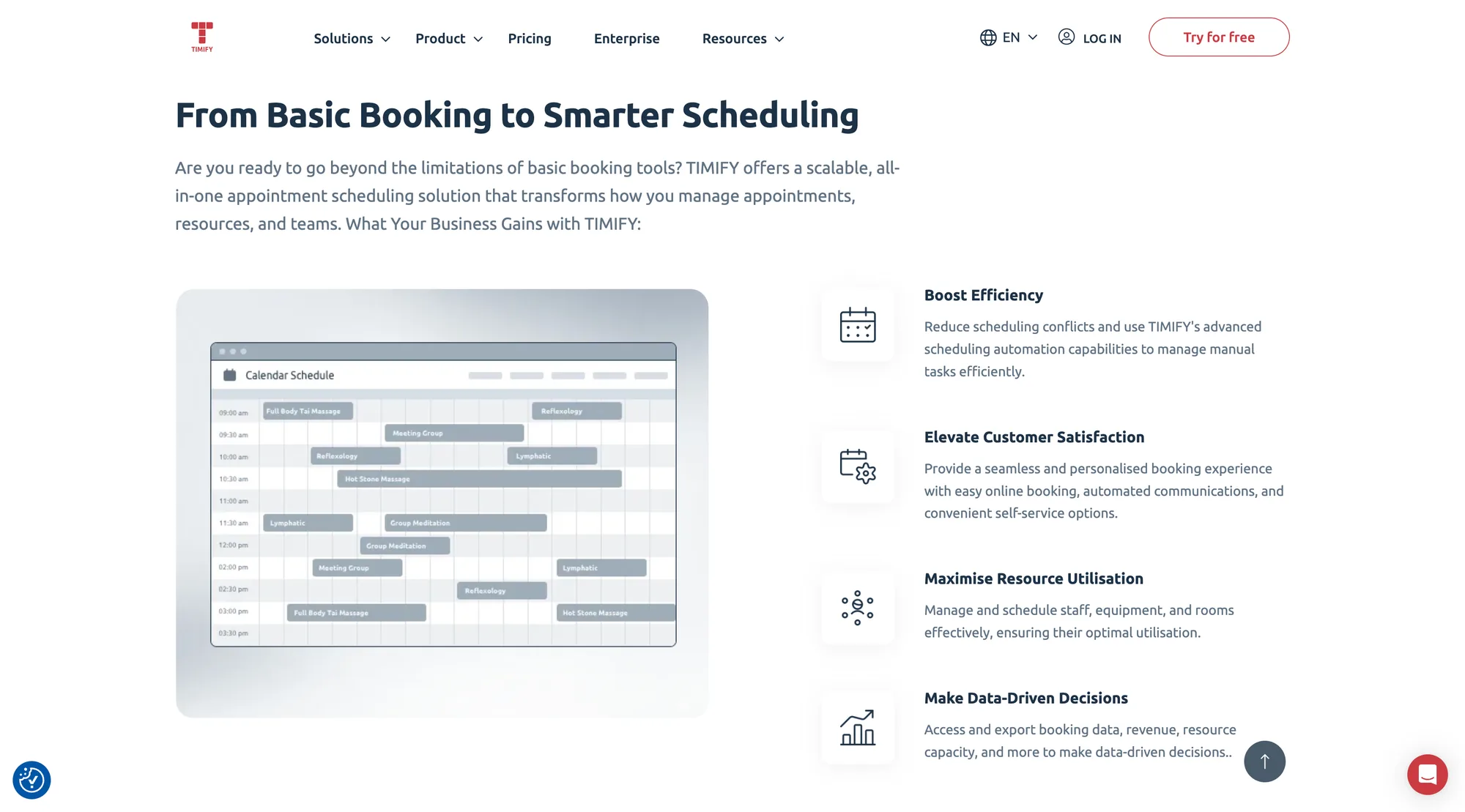 TIMIFY — product screenshot