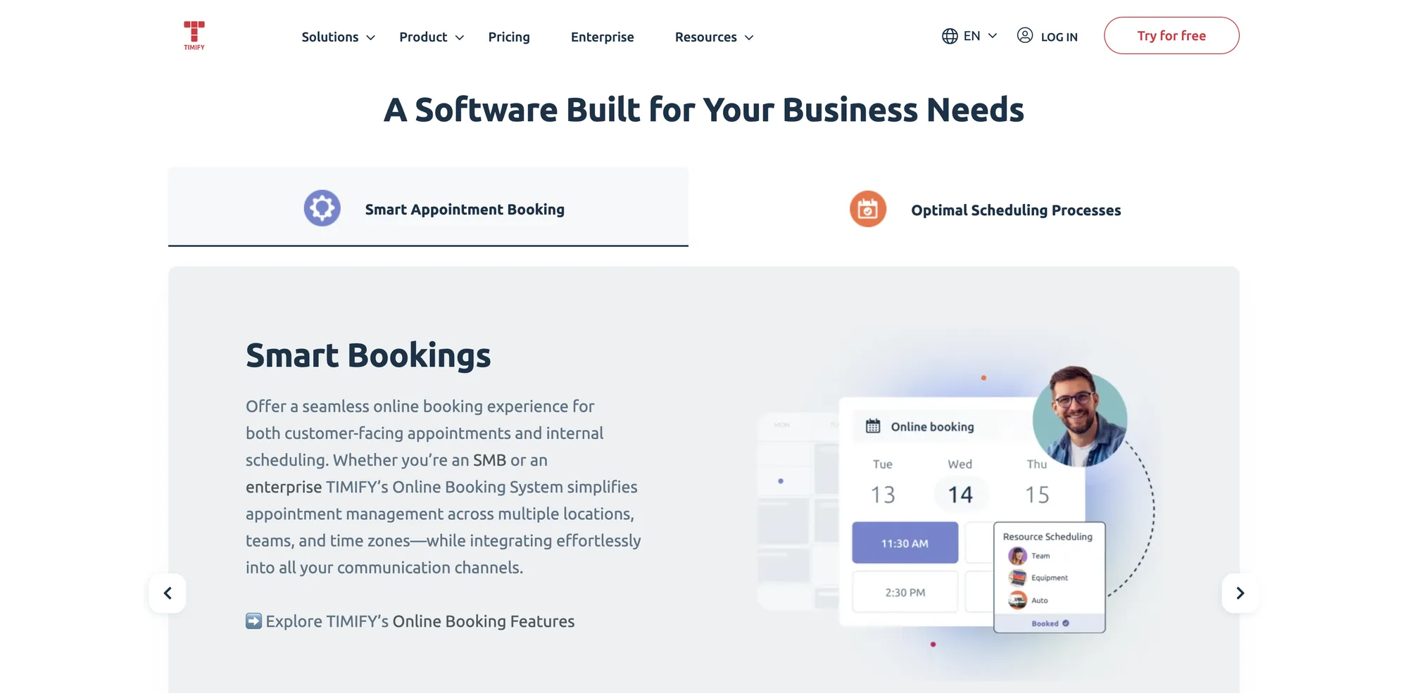 TIMIFY — product screenshot