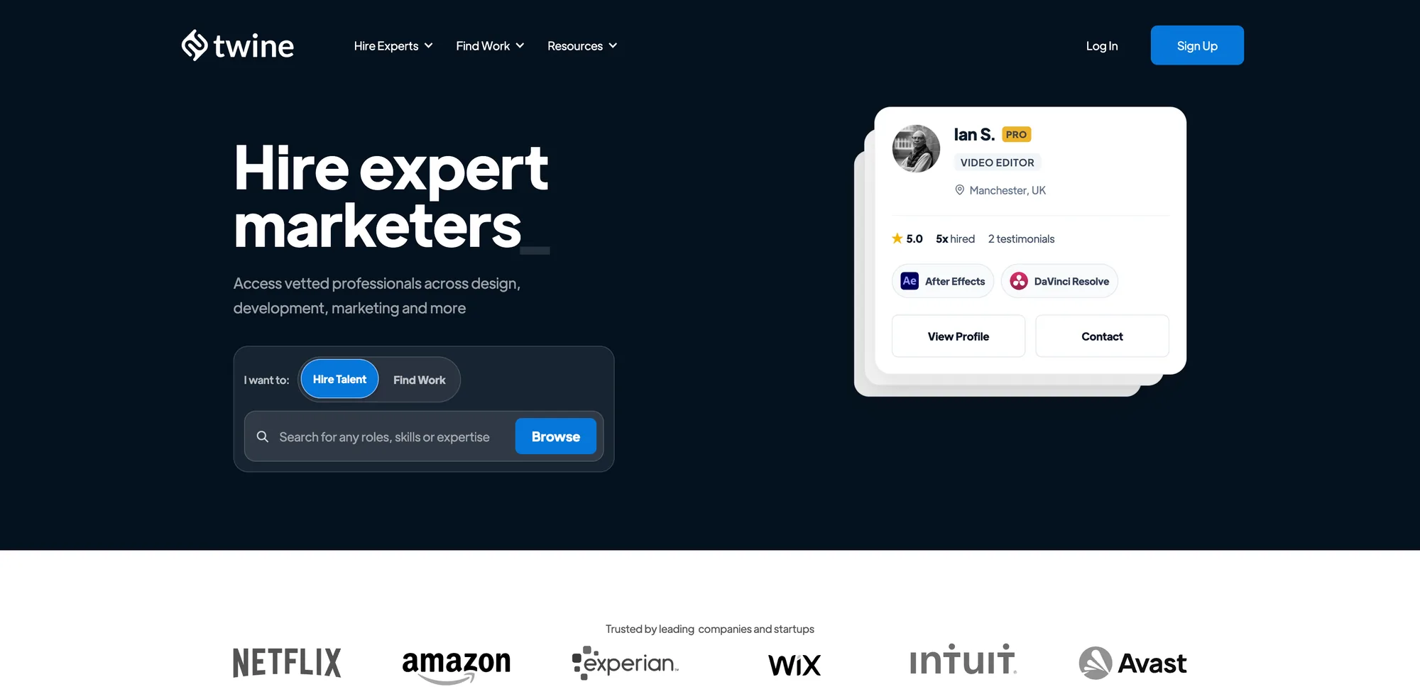 Twine — product interface