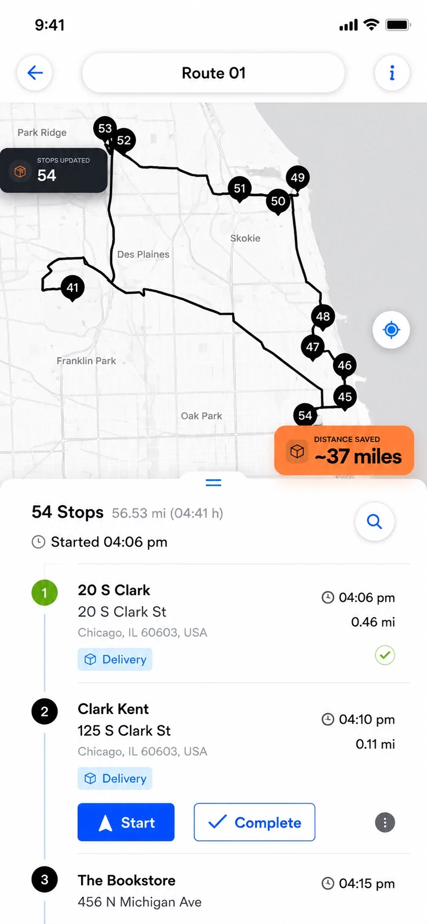 Upper — product interface