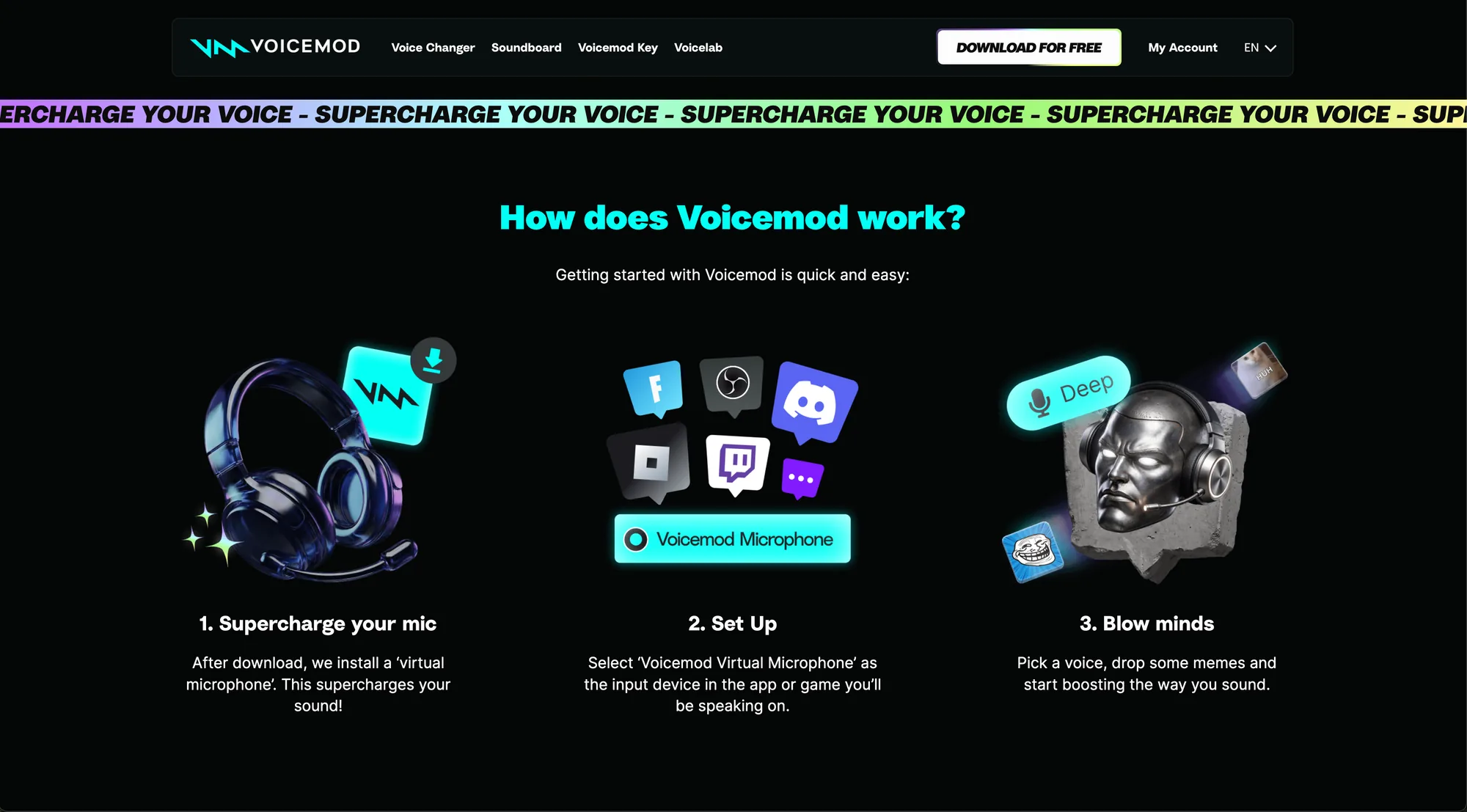 Voicemod — product screenshot