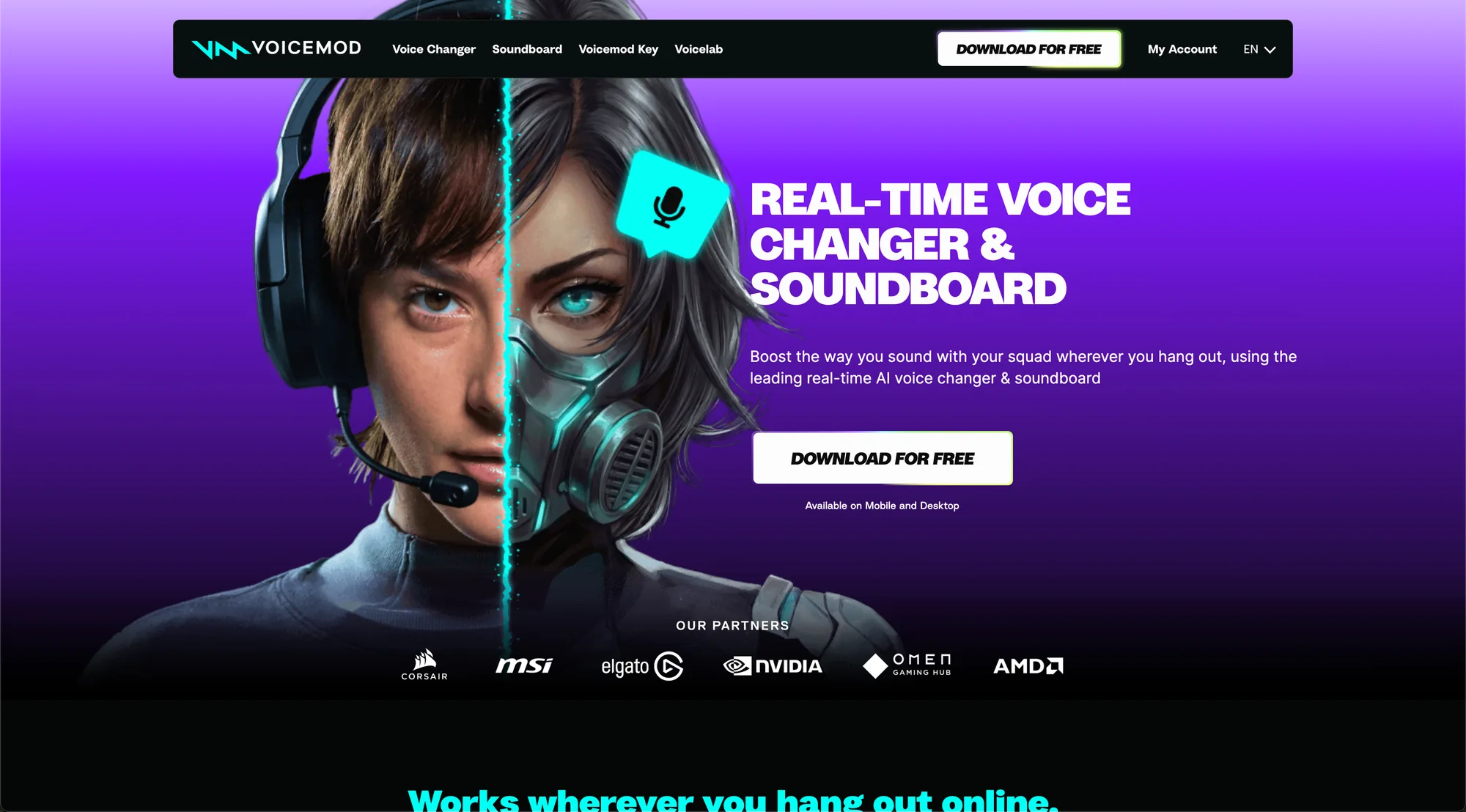 Voicemod — product screenshot